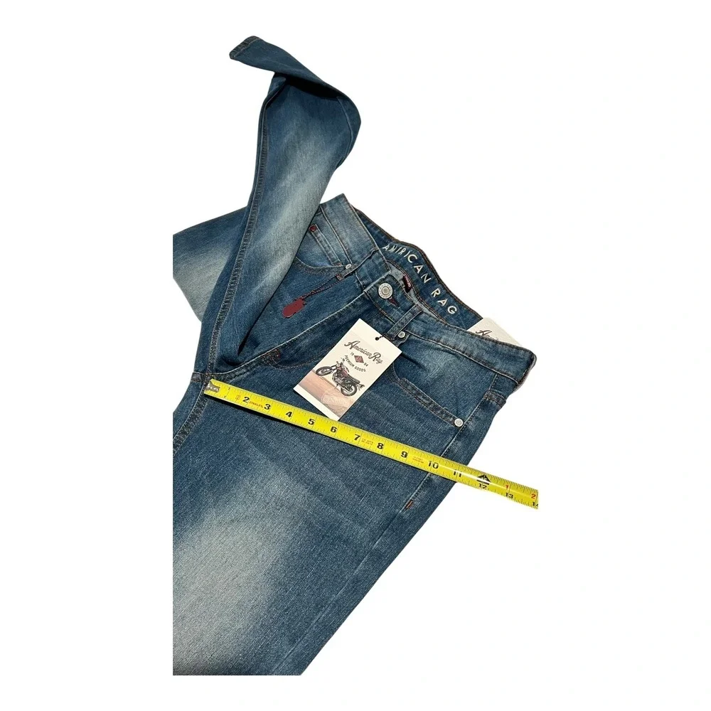NWT‎ American Rag Brunswick Men's Jeans 30x30 Slim Fit Blue Denim Motorcycle